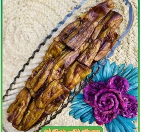 بادمجان سرخ شده اسلایسی